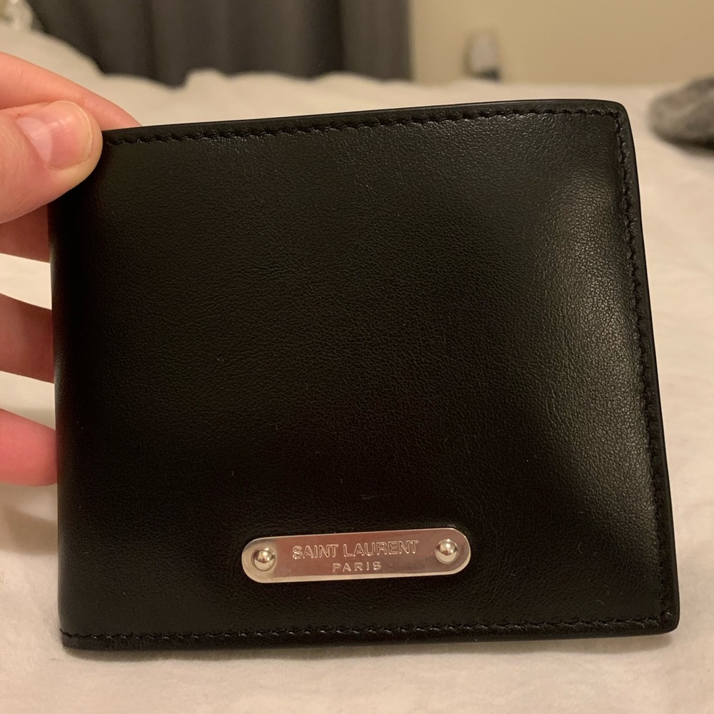 New With Tags Saint Laurent Leather Wallet